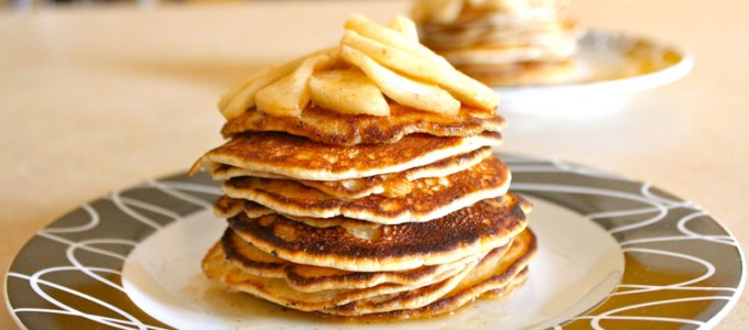 pancakes pommes acidulees