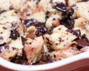 chocolate chunk bread pudding