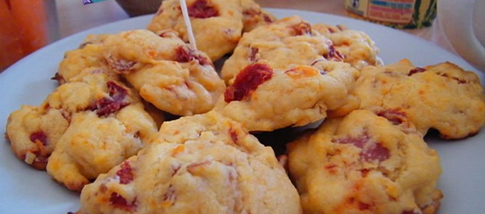 cookies tomates sechees jambon fume