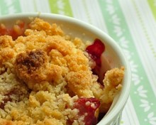 crumble fruits rouges