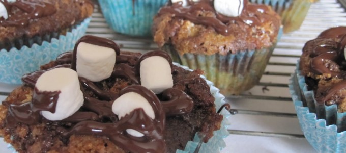 cupcakes smores