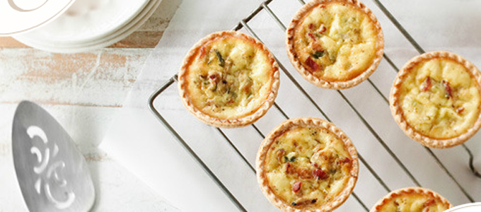 quiches pommes bacon