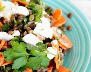 salade lentilles chevre