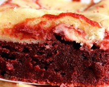 cheesecakes brownies rouges