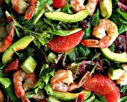 salade crevettes avocat pamplemousse