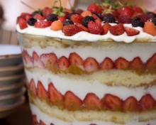 trifle fruits rouges