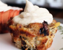 bread pudding cupcakes creme fromage cannelle